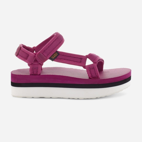 Hungary Teva Flatform Universal Mesh Print - Női Platform Szandál Lila - 721-EYSFN